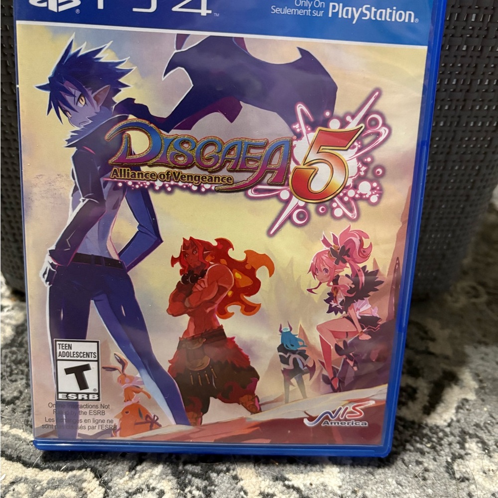 Disgaea 5: Alliance of Vengeance for PS4 - Blue Case